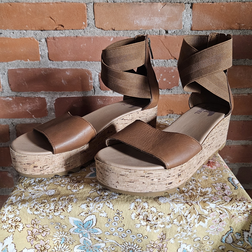 Brown Platform Sandals